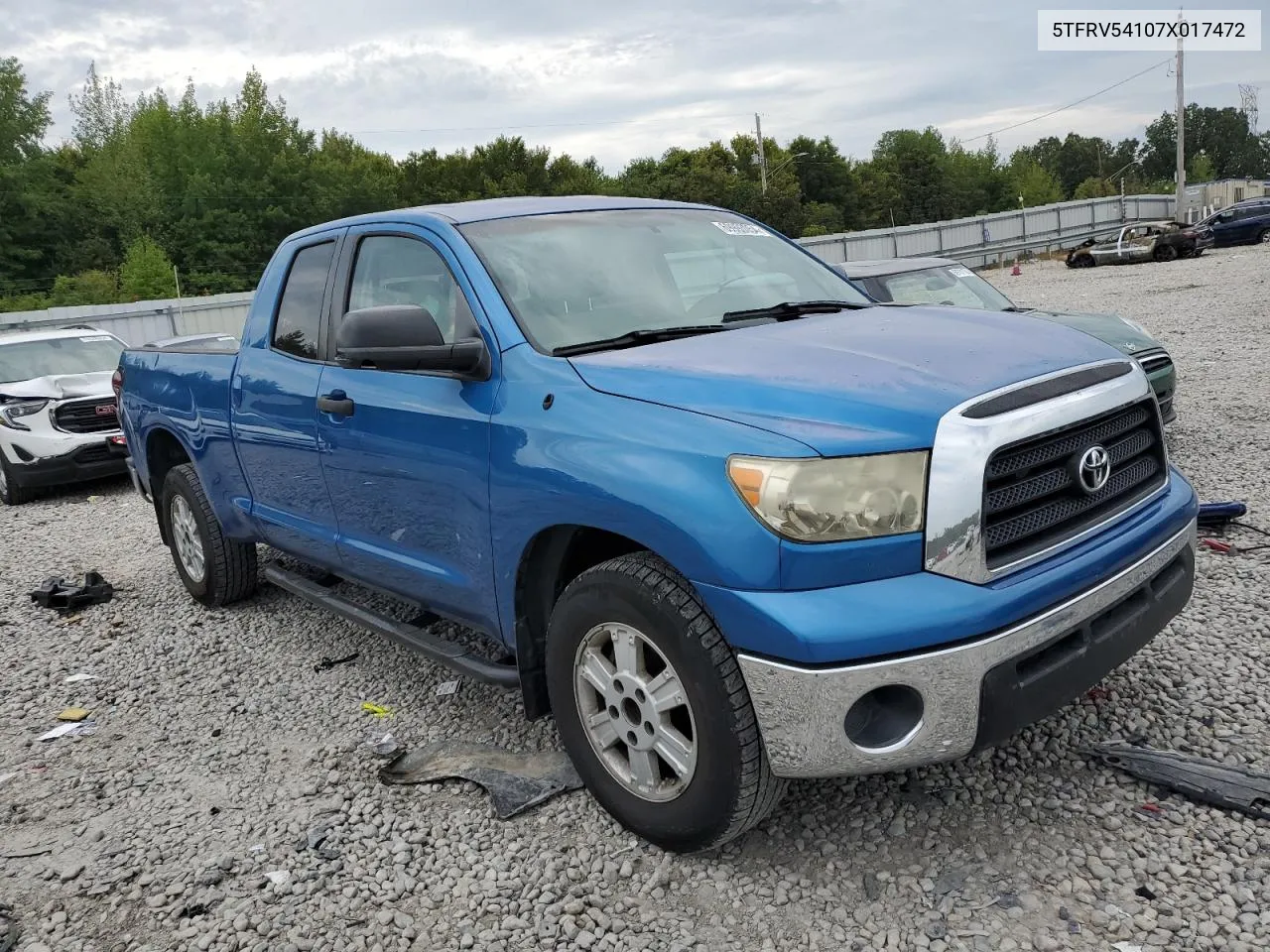 2007 Toyota Tundra Double Cab Sr5 VIN: 5TFRV54107X017472 Lot: 69993054