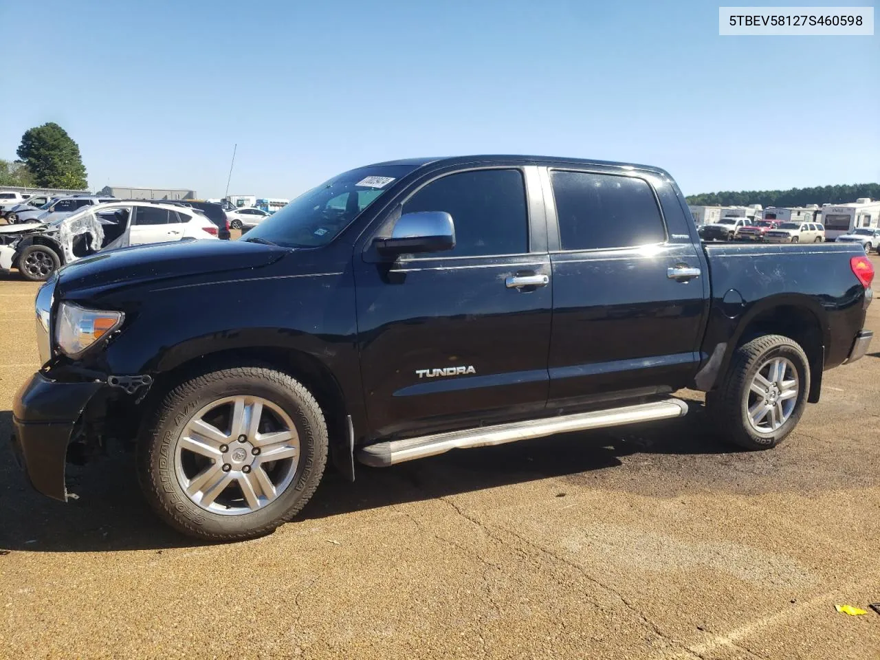 2007 Toyota Tundra Crewmax Limited VIN: 5TBEV58127S460598 Lot: 70029474