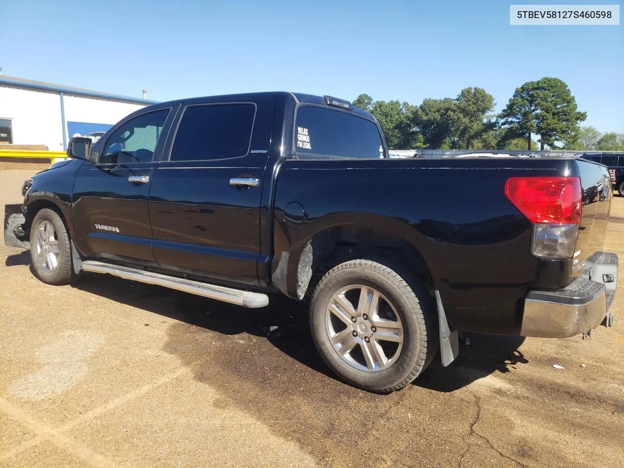 2007 Toyota Tundra Crewmax Limited VIN: 5TBEV58127S460598 Lot: 70029474