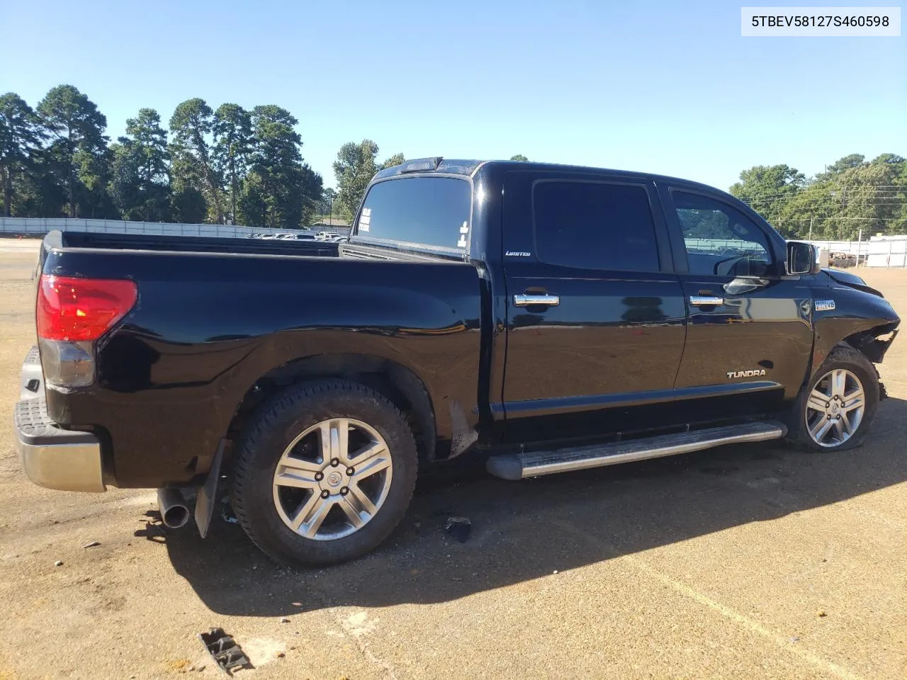 2007 Toyota Tundra Crewmax Limited VIN: 5TBEV58127S460598 Lot: 70029474