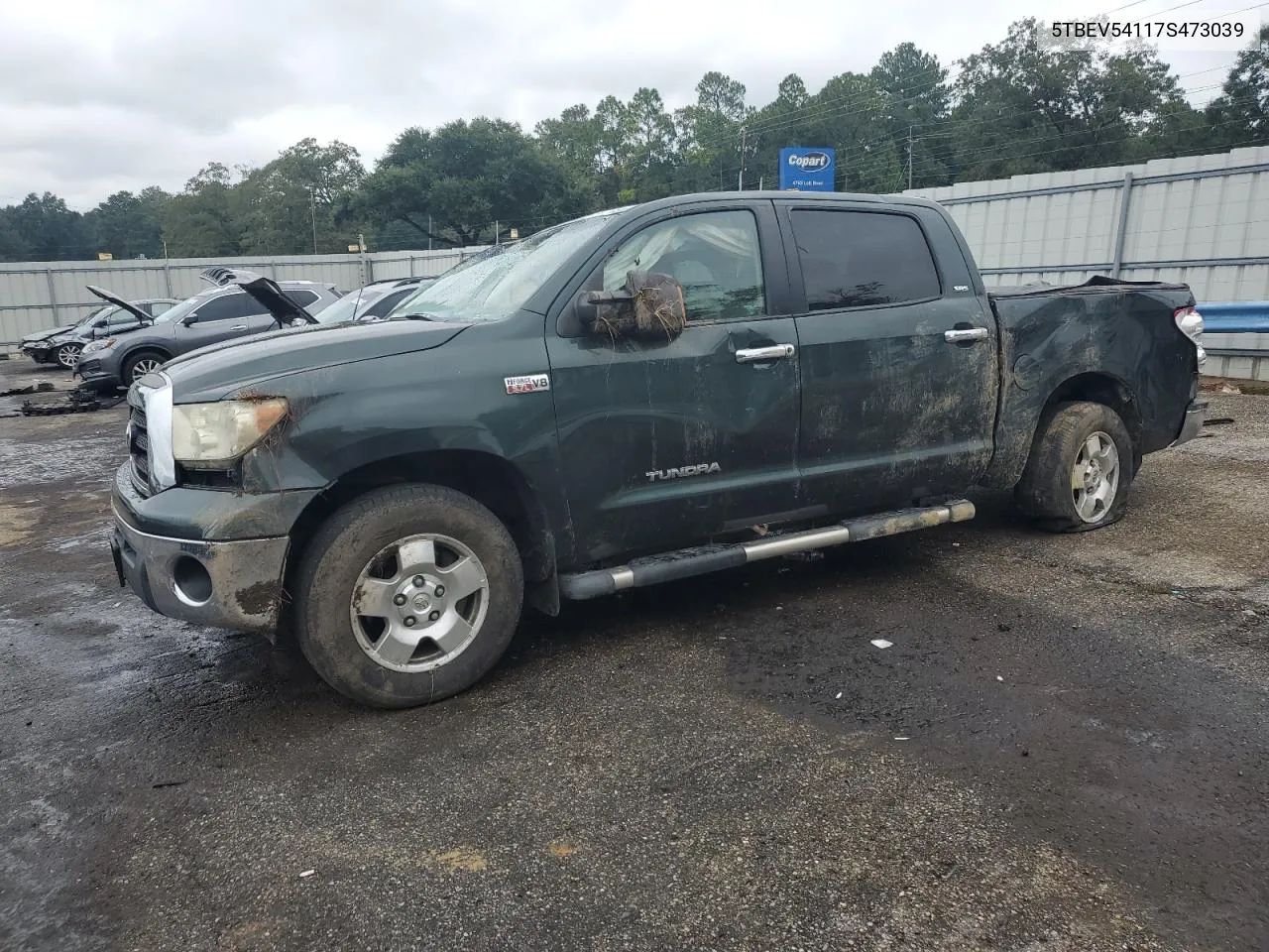 2007 Toyota Tundra Crewmax Sr5 VIN: 5TBEV54117S473039 Lot: 70141134