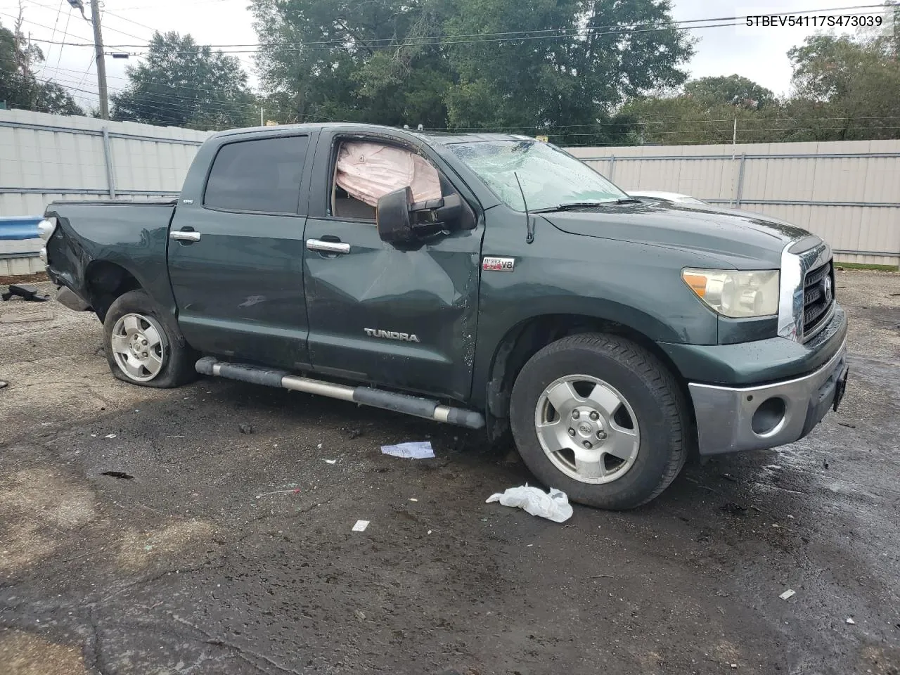 2007 Toyota Tundra Crewmax Sr5 VIN: 5TBEV54117S473039 Lot: 70141134