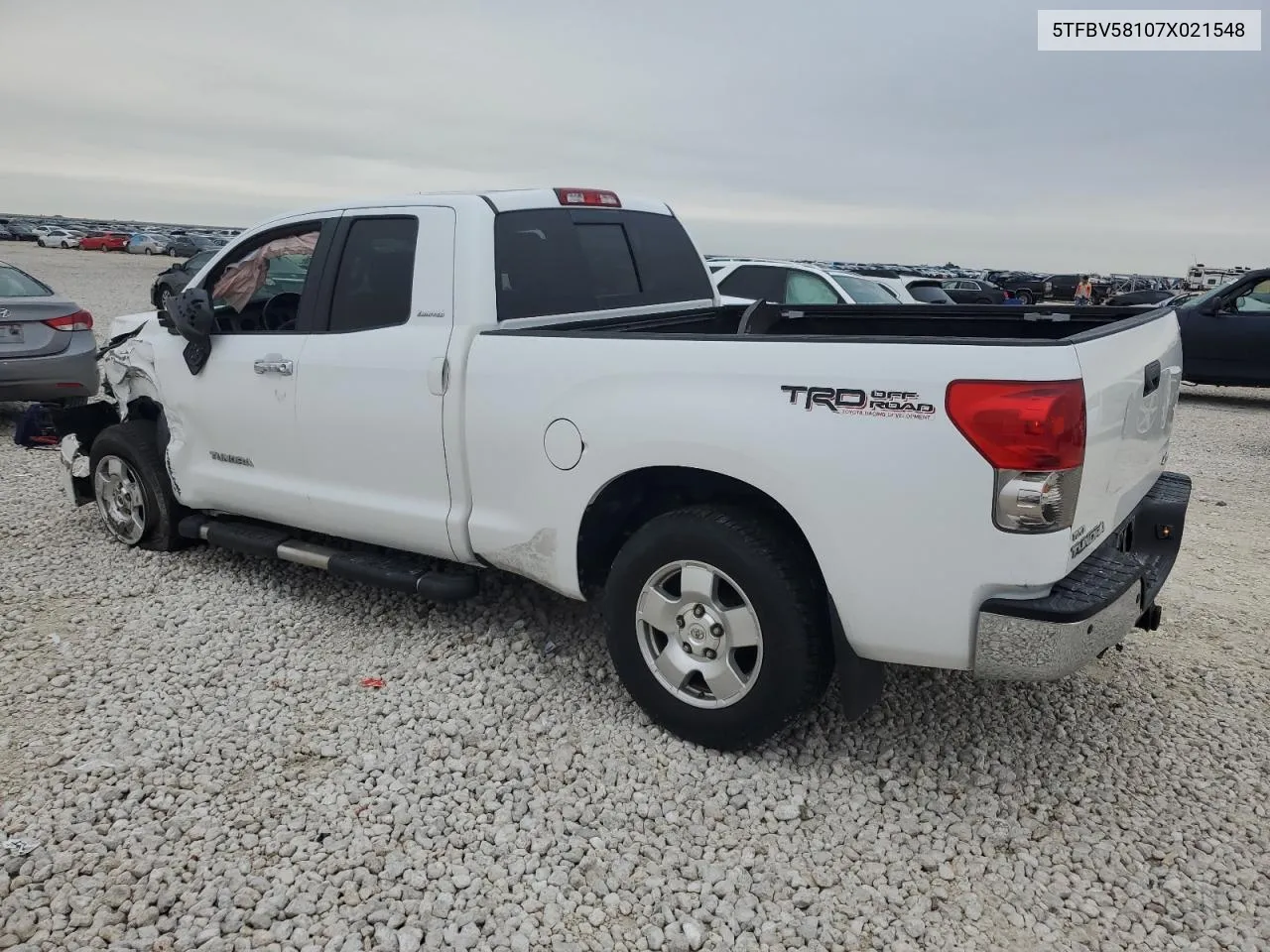 5TFBV58107X021548 2007 Toyota Tundra Double Cab Limited