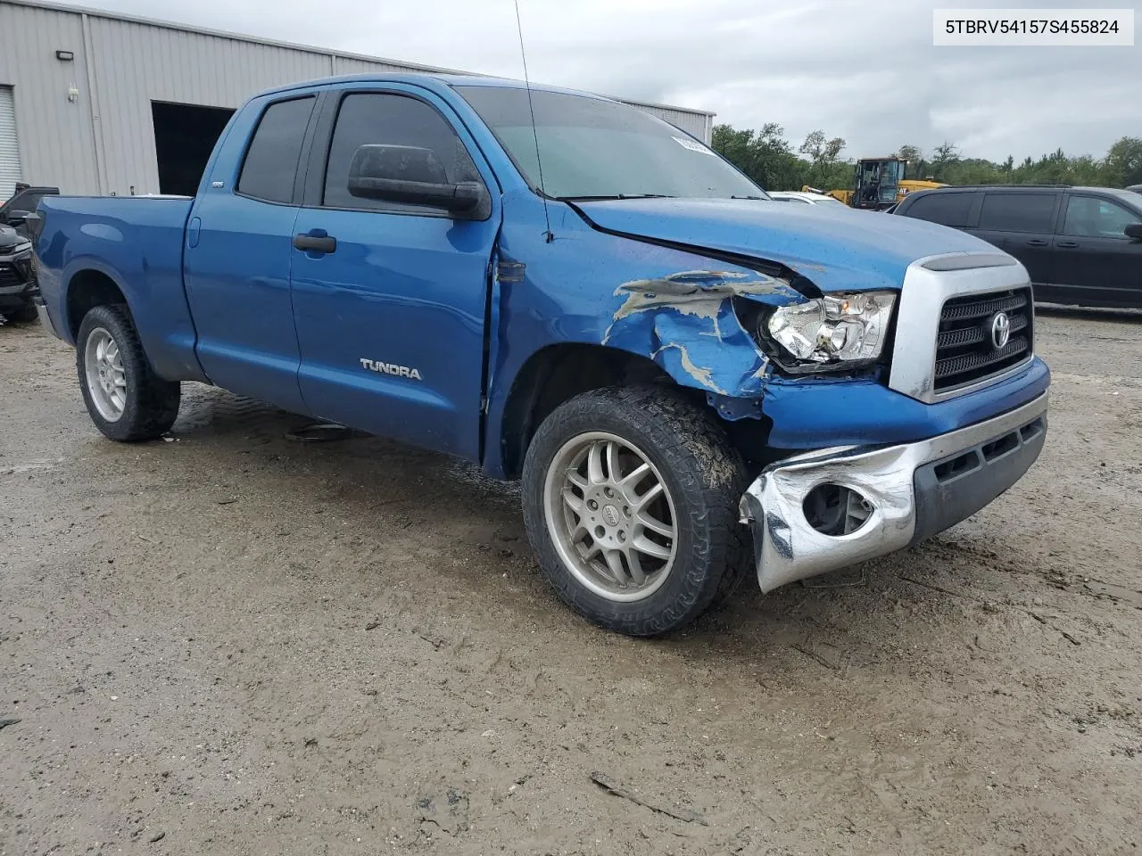 2007 Toyota Tundra Double Cab Sr5 VIN: 5TBRV54157S455824 Lot: 70284094