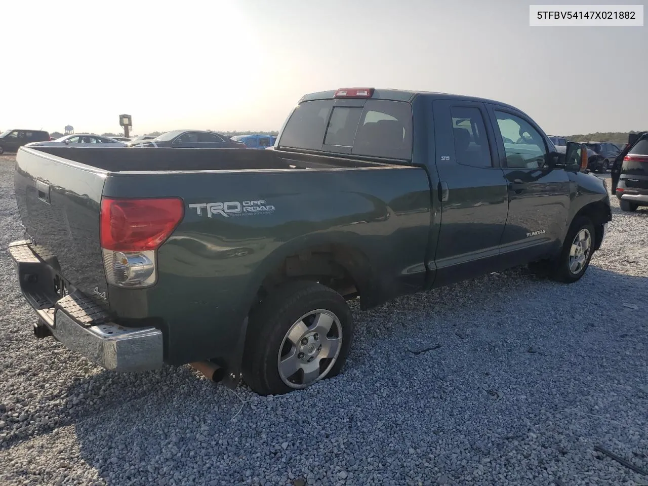 2007 Toyota Tundra Double Cab Sr5 VIN: 5TFBV54147X021882 Lot: 70581294