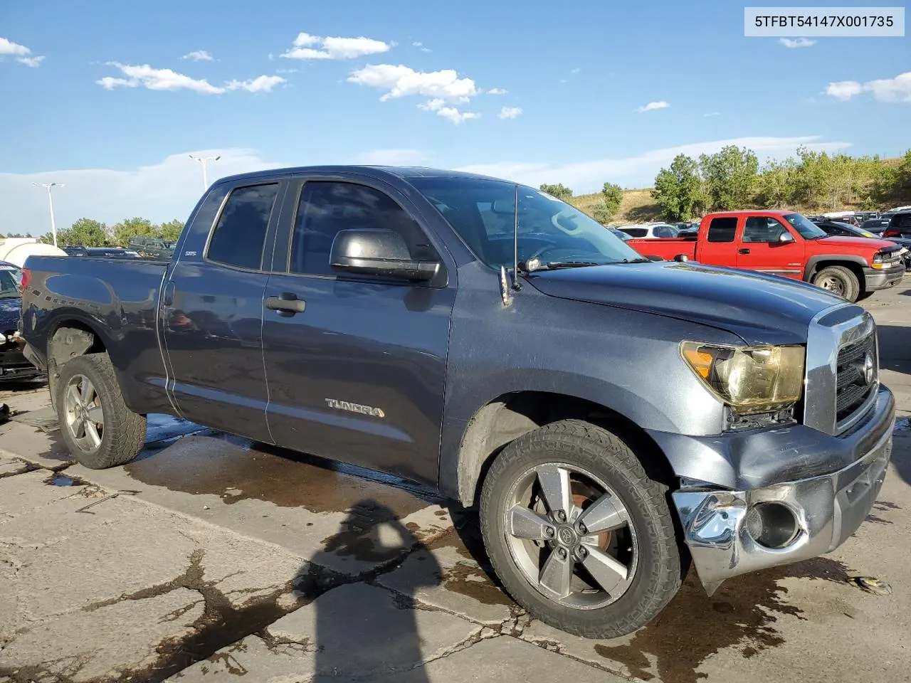 2007 Toyota Tundra Double Cab Sr5 VIN: 5TFBT54147X001735 Lot: 70590834