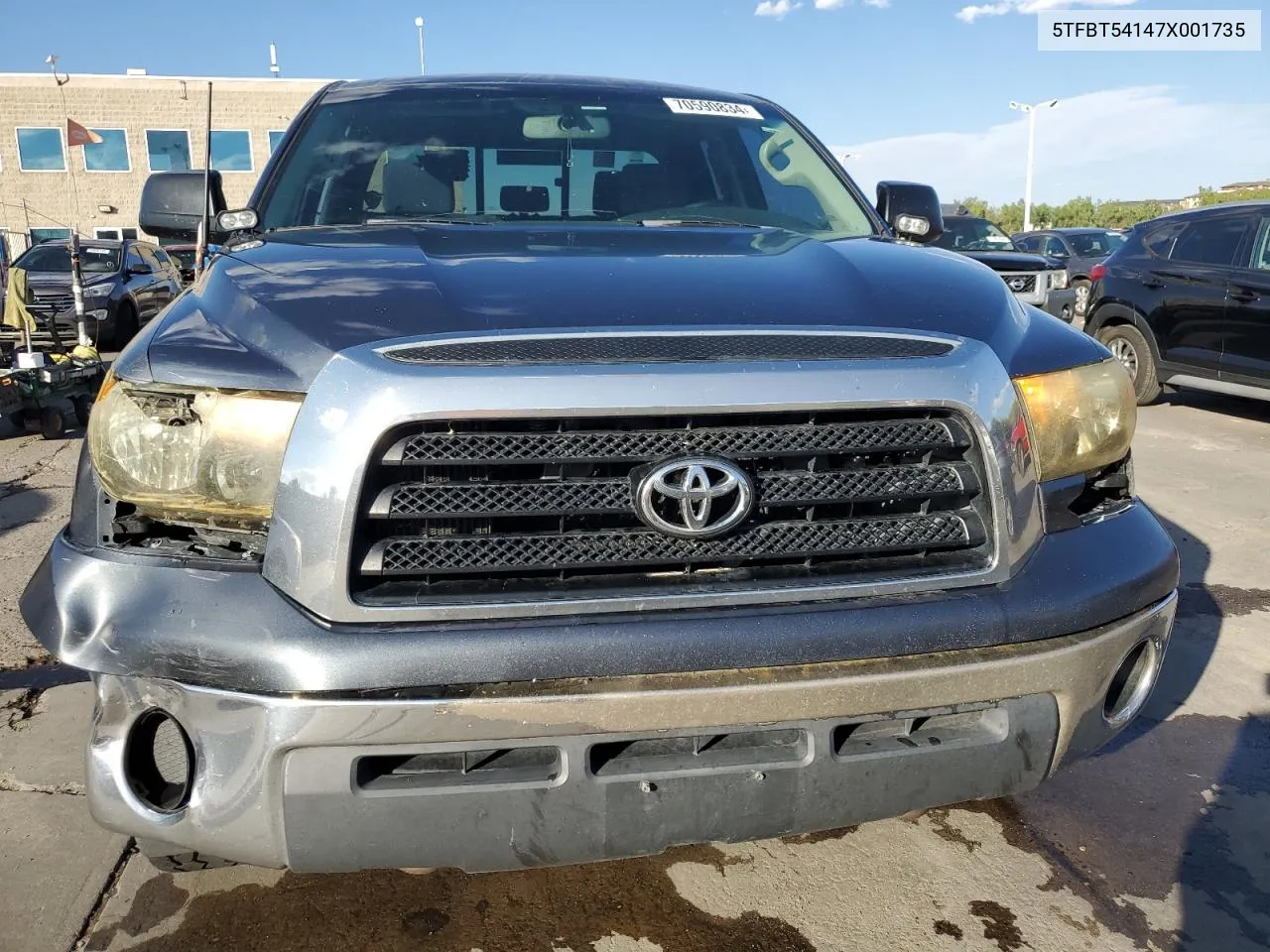 2007 Toyota Tundra Double Cab Sr5 VIN: 5TFBT54147X001735 Lot: 70590834