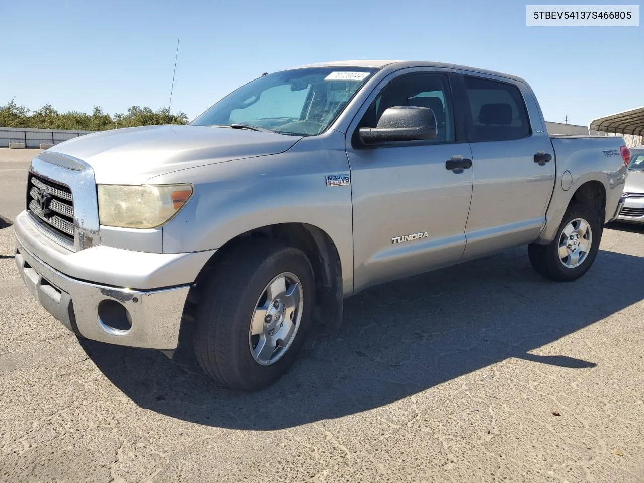 5TBEV54137S466805 2007 Toyota Tundra Crewmax Sr5