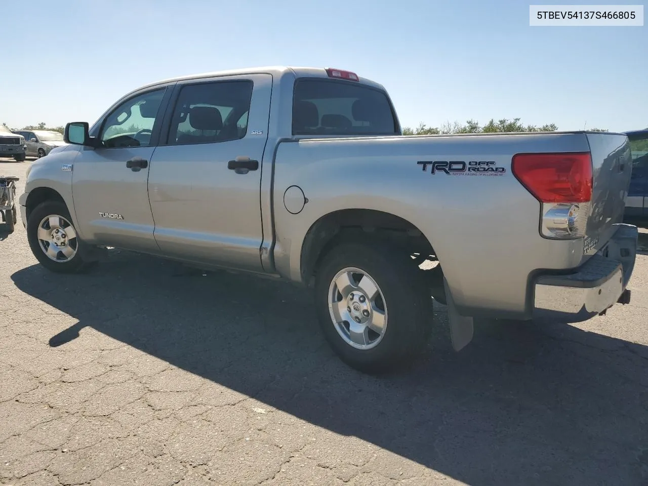 2007 Toyota Tundra Crewmax Sr5 VIN: 5TBEV54137S466805 Lot: 70720044