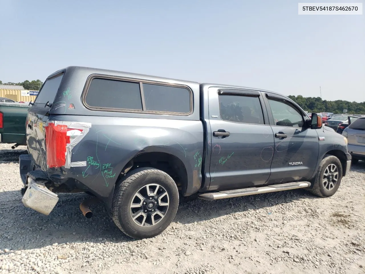 2007 Toyota Tundra Crewmax Sr5 VIN: 5TBEV54187S462670 Lot: 70754934