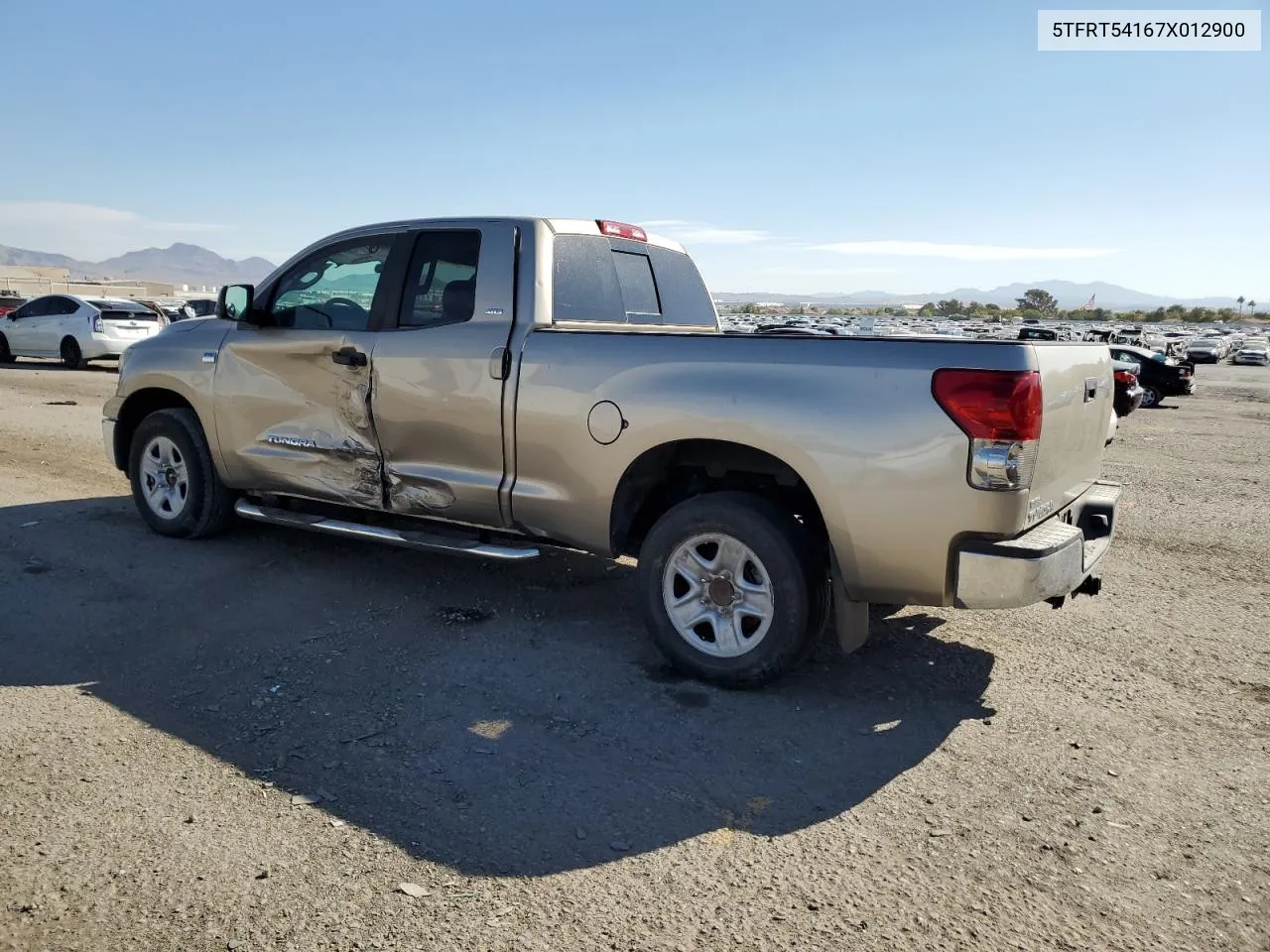 2007 Toyota Tundra Double Cab Sr5 VIN: 5TFRT54167X012900 Lot: 70987944