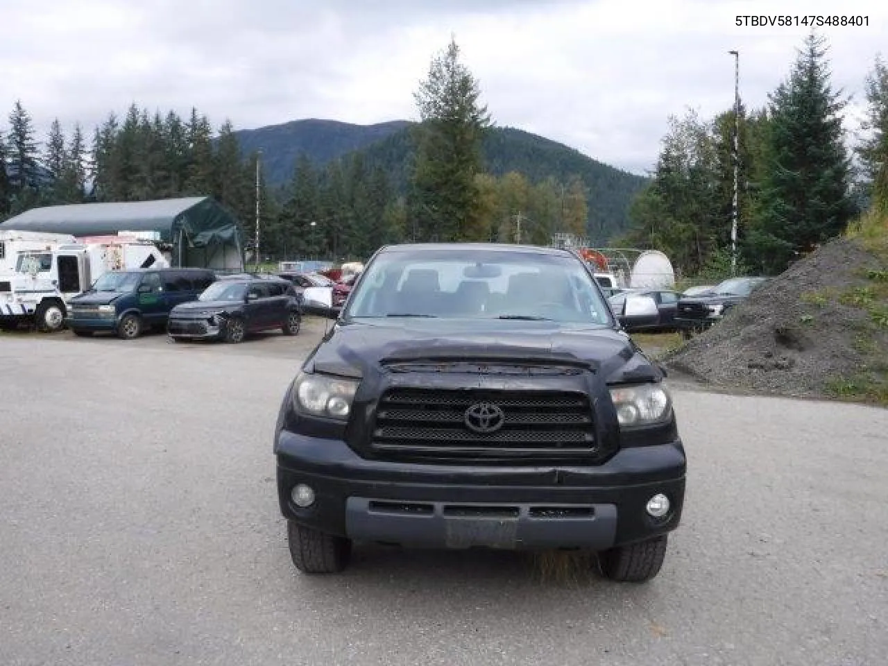 2007 Toyota Tundra Crewmax Limited VIN: 5TBDV58147S488401 Lot: 71041144