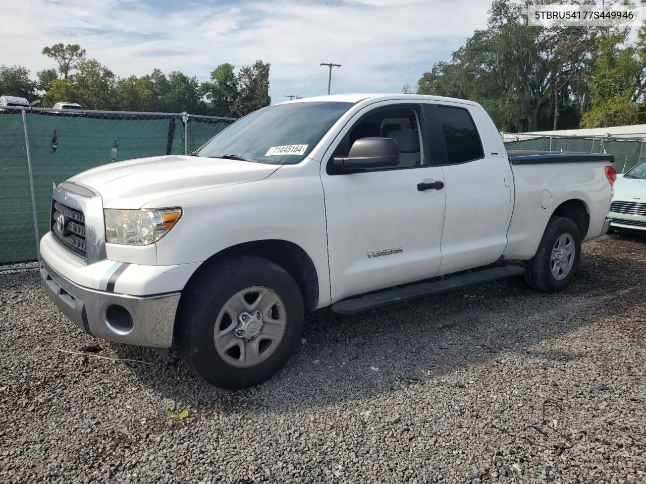 5TBRU54177S449946 2007 Toyota Tundra Double Cab Sr5