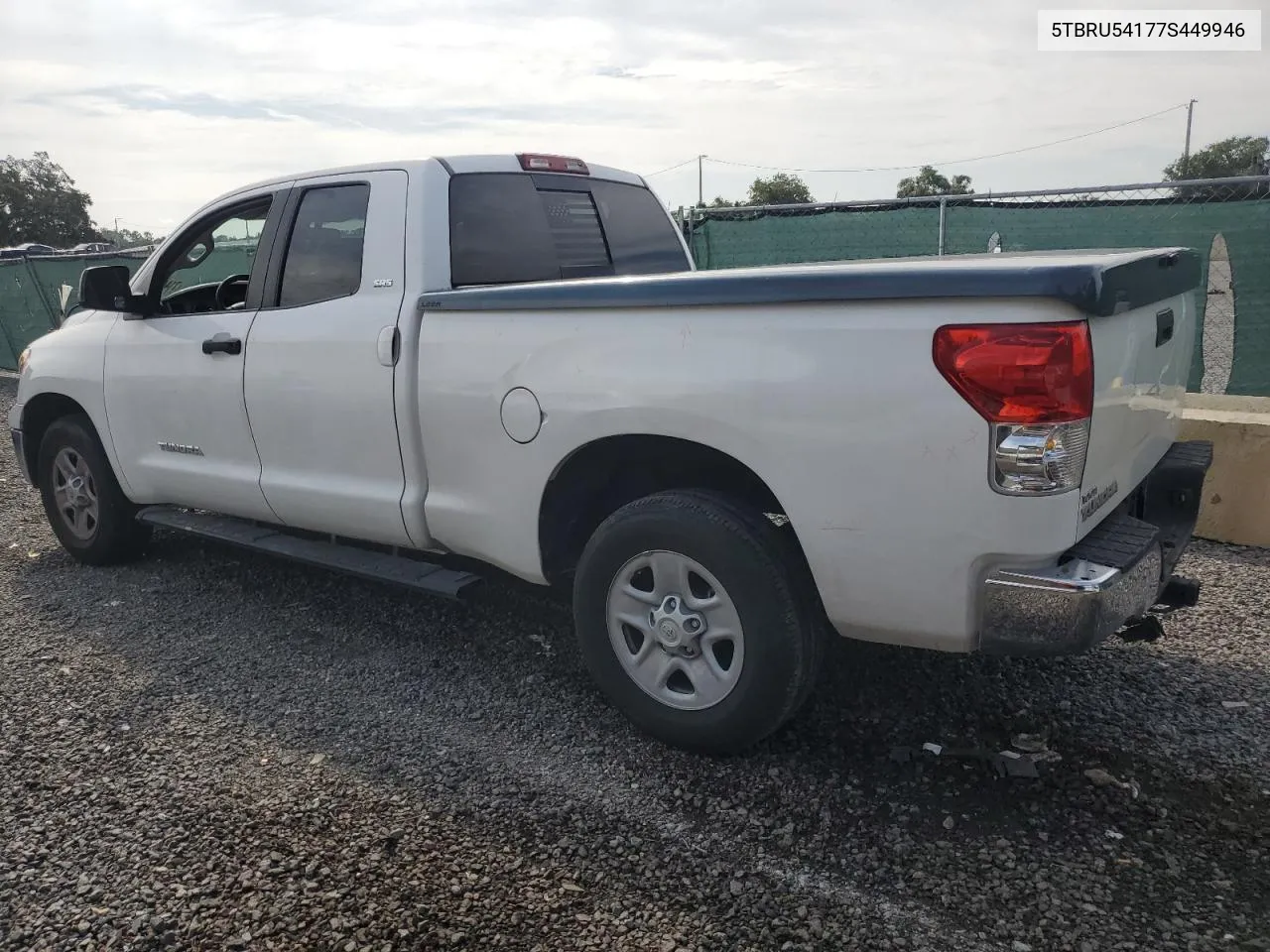 2007 Toyota Tundra Double Cab Sr5 VIN: 5TBRU54177S449946 Lot: 71445164