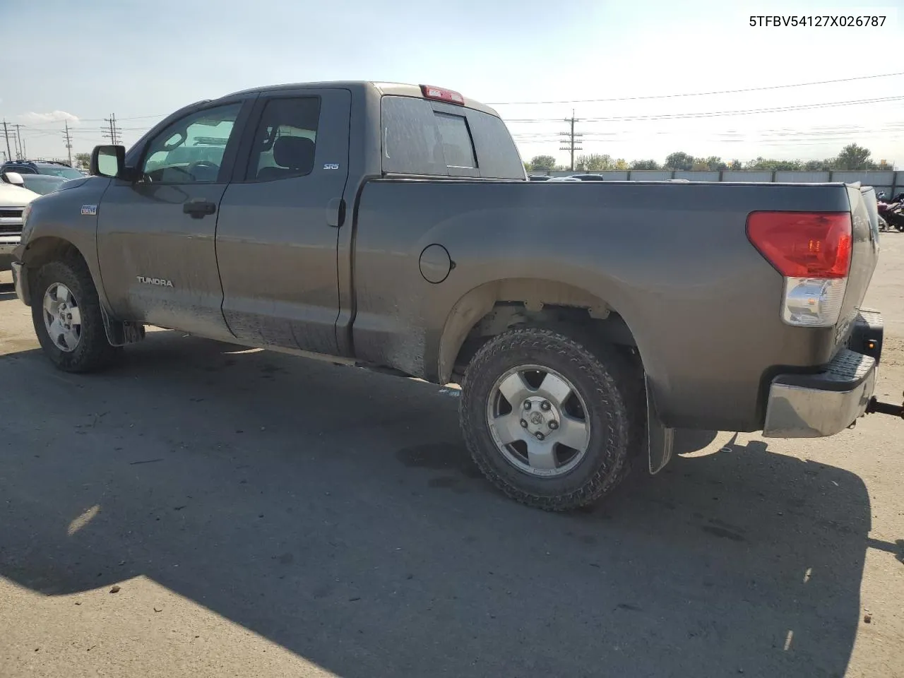 2007 Toyota Tundra Double Cab Sr5 VIN: 5TFBV54127X026787 Lot: 71488934