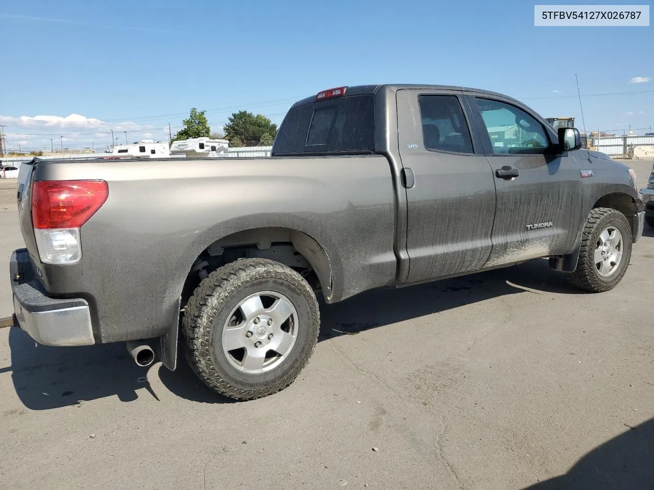 2007 Toyota Tundra Double Cab Sr5 VIN: 5TFBV54127X026787 Lot: 71488934