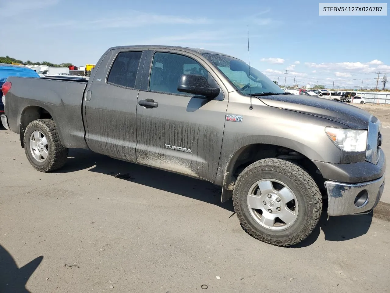 5TFBV54127X026787 2007 Toyota Tundra Double Cab Sr5