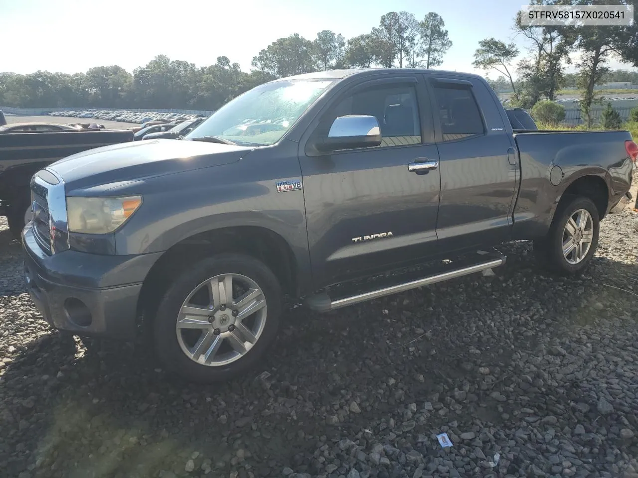 2007 Toyota Tundra Double Cab Limited VIN: 5TFRV58157X020541 Lot: 71542304