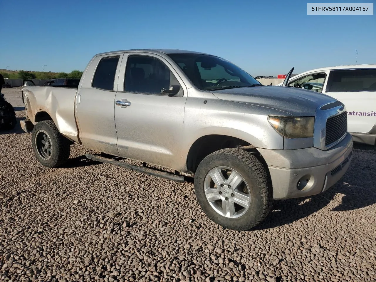 5TFRV58117X004157 2007 Toyota Tundra Double Cab Limited