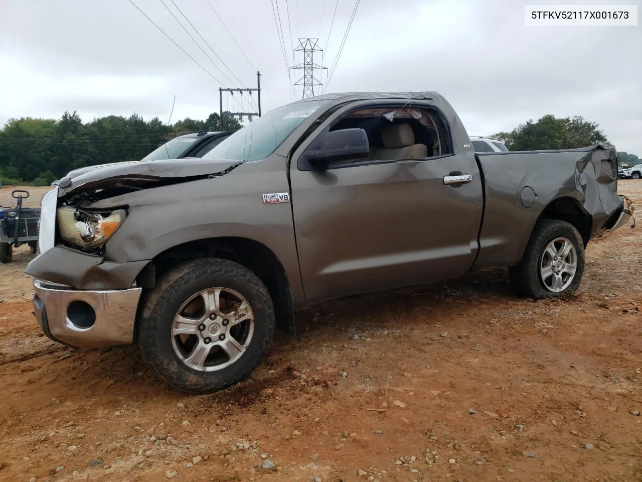 2007 Toyota Tundra VIN: 5TFKV52117X001673 Lot: 71752284