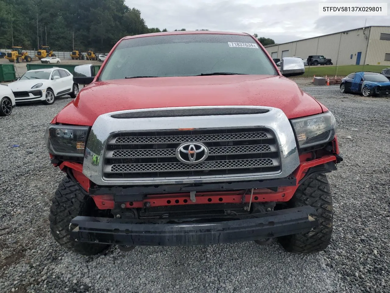 2007 Toyota Tundra Crewmax Limited VIN: 5TFDV58137X029801 Lot: 71837634