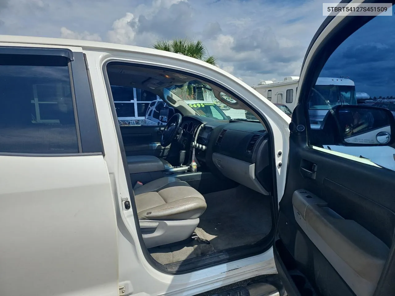 2007 Toyota Tundra Double Cab Sr5 VIN: 5TBRT54127S451509 Lot: 72028734