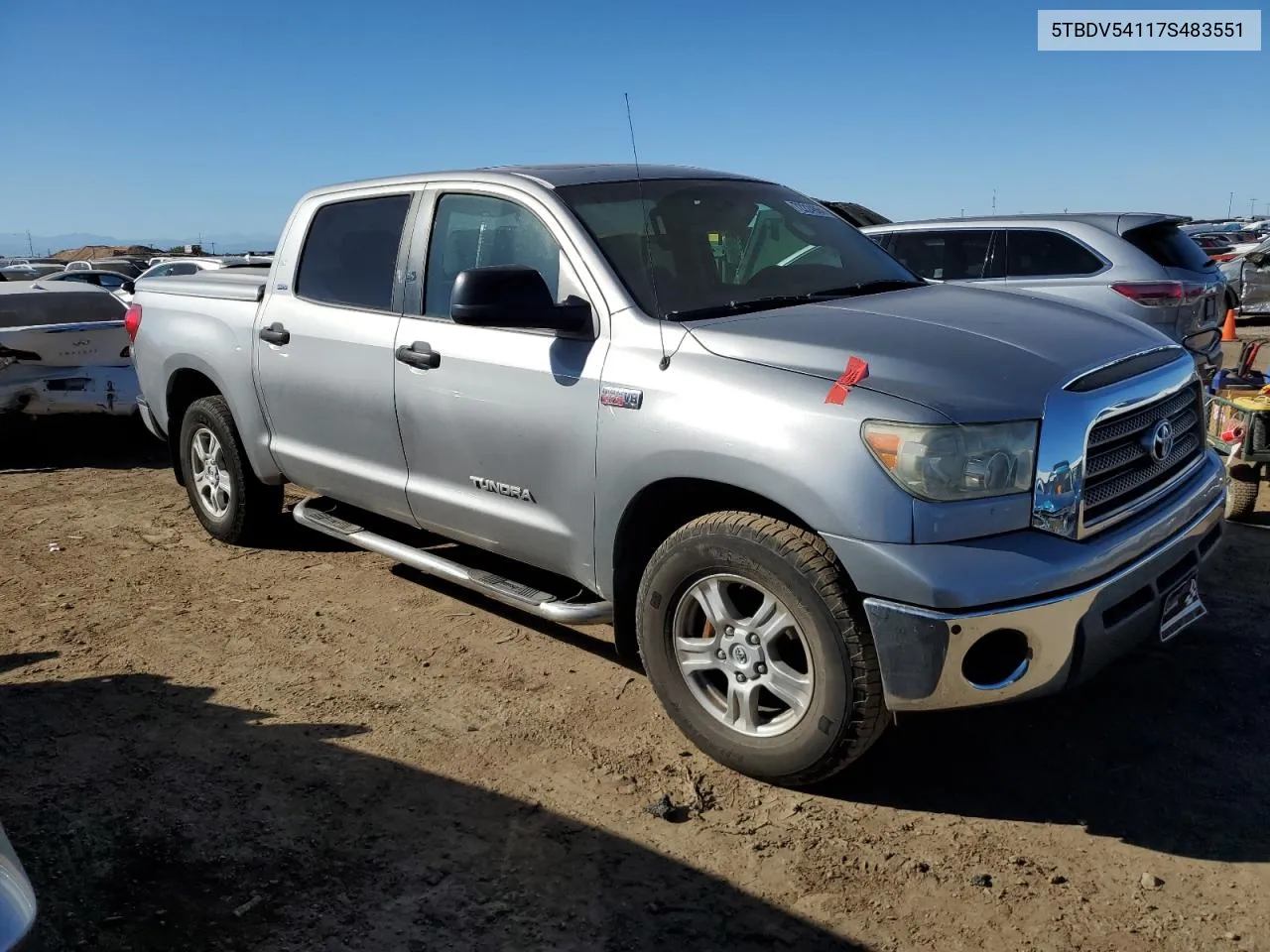 5TBDV54117S483551 2007 Toyota Tundra Crewmax Sr5