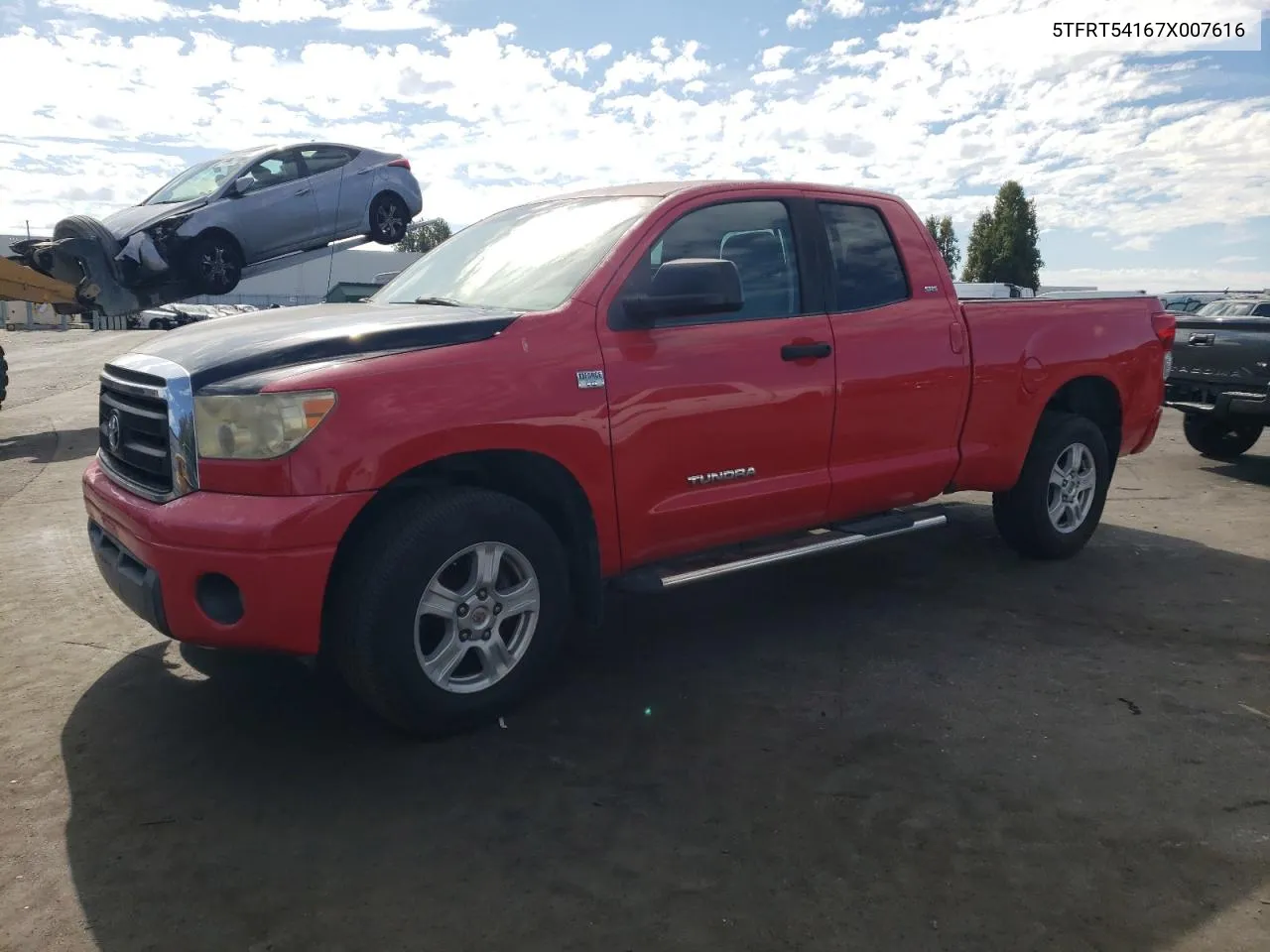 2007 Toyota Tundra Double Cab Sr5 VIN: 5TFRT54167X007616 Lot: 72247304