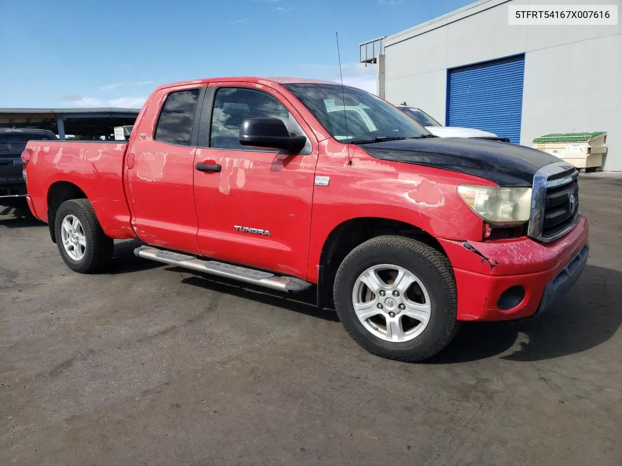 2007 Toyota Tundra Double Cab Sr5 VIN: 5TFRT54167X007616 Lot: 72247304