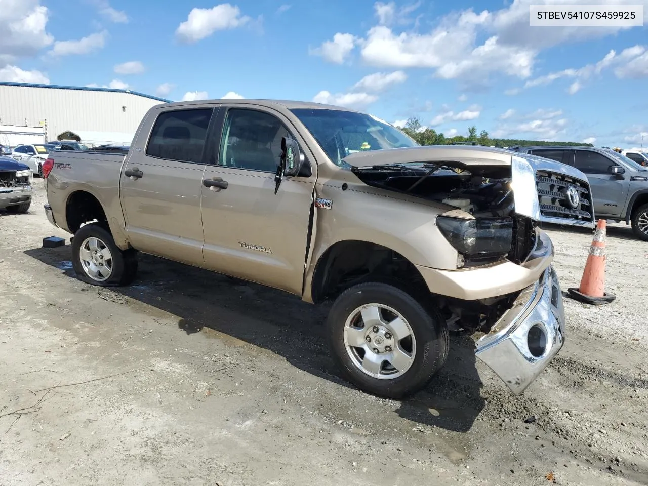 2007 Toyota Tundra Crewmax Sr5 VIN: 5TBEV54107S459925 Lot: 72320594