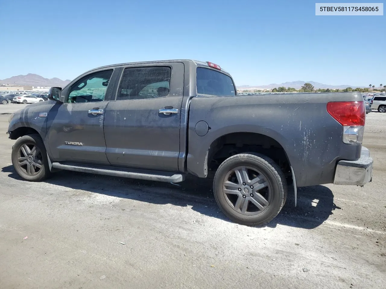 2007 Toyota Tundra Crewmax Limited VIN: 5TBEV58117S458065 Lot: 72472794