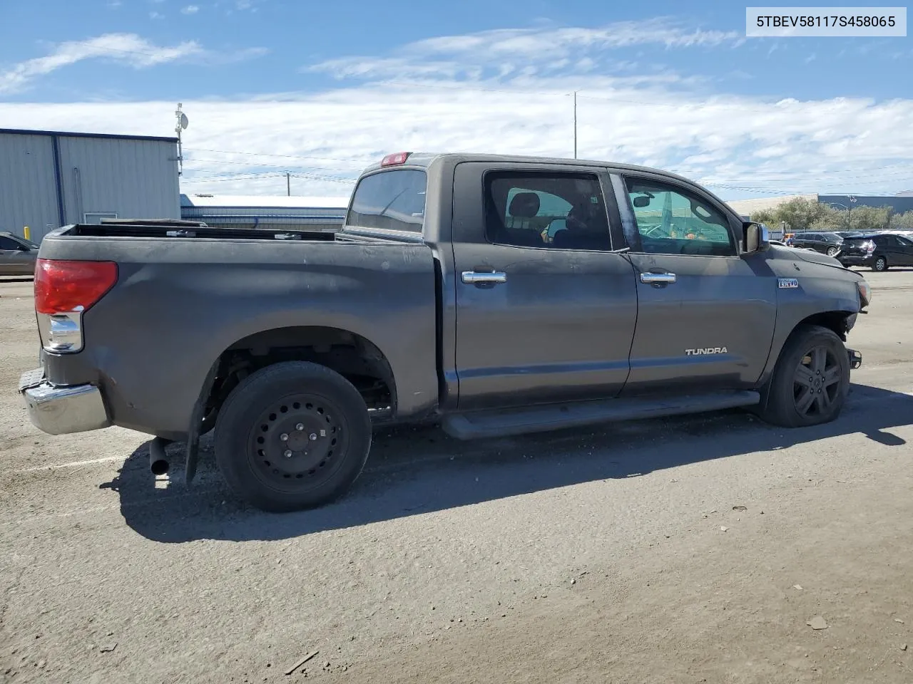 2007 Toyota Tundra Crewmax Limited VIN: 5TBEV58117S458065 Lot: 72472794