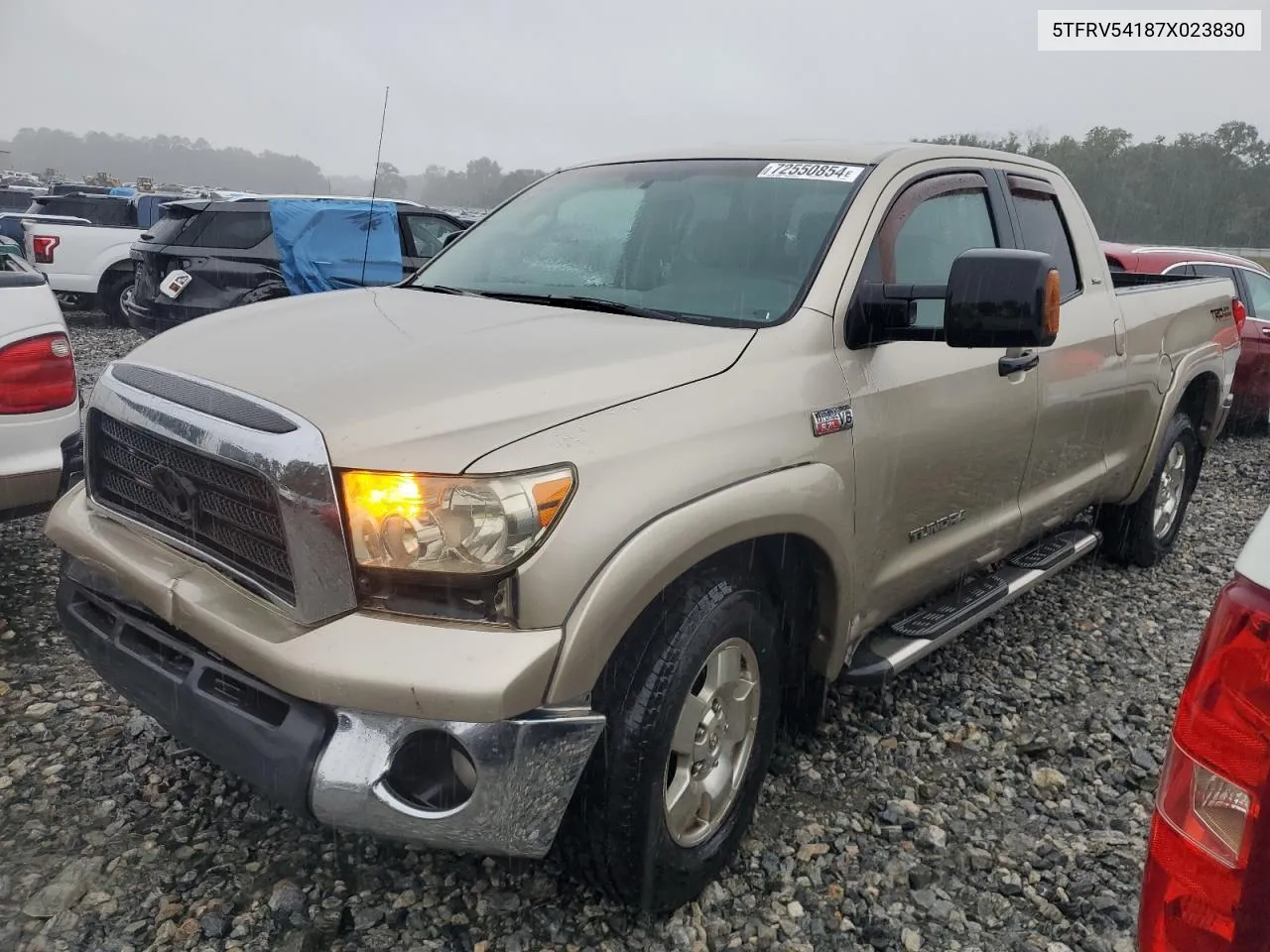 5TFRV54187X023830 2007 Toyota Tundra Double Cab Sr5