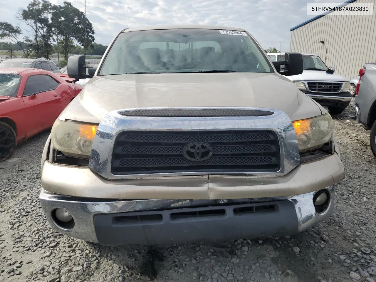 5TFRV54187X023830 2007 Toyota Tundra Double Cab Sr5