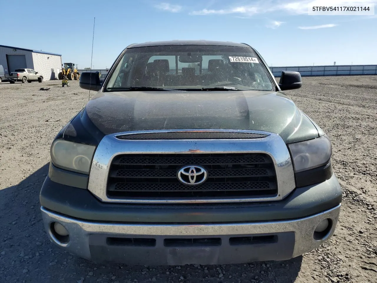 2007 Toyota Tundra Double Cab Sr5 VIN: 5TFBV54117X021144 Lot: 72619514