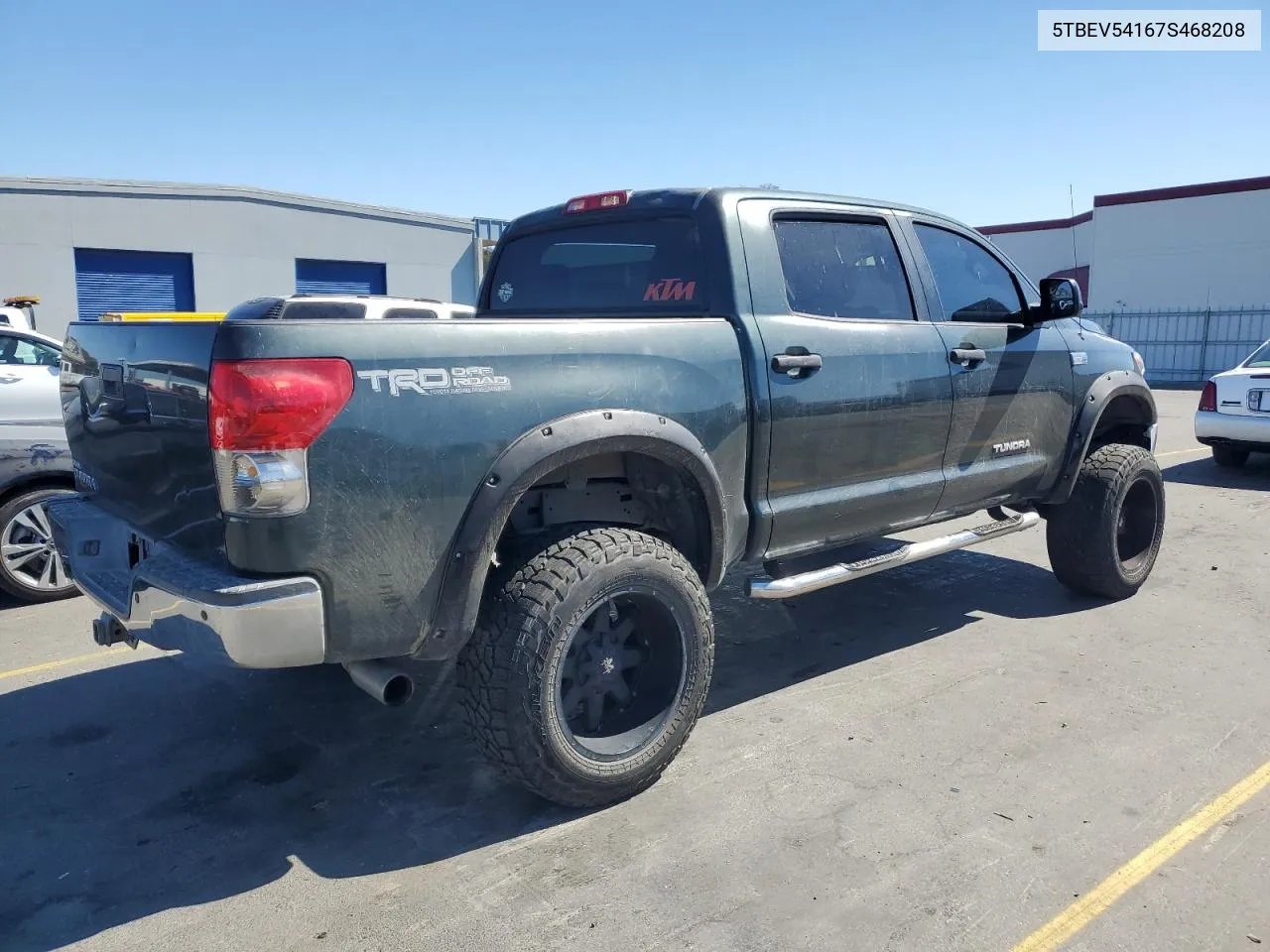 2007 Toyota Tundra Crewmax Sr5 VIN: 5TBEV54167S468208 Lot: 72730394