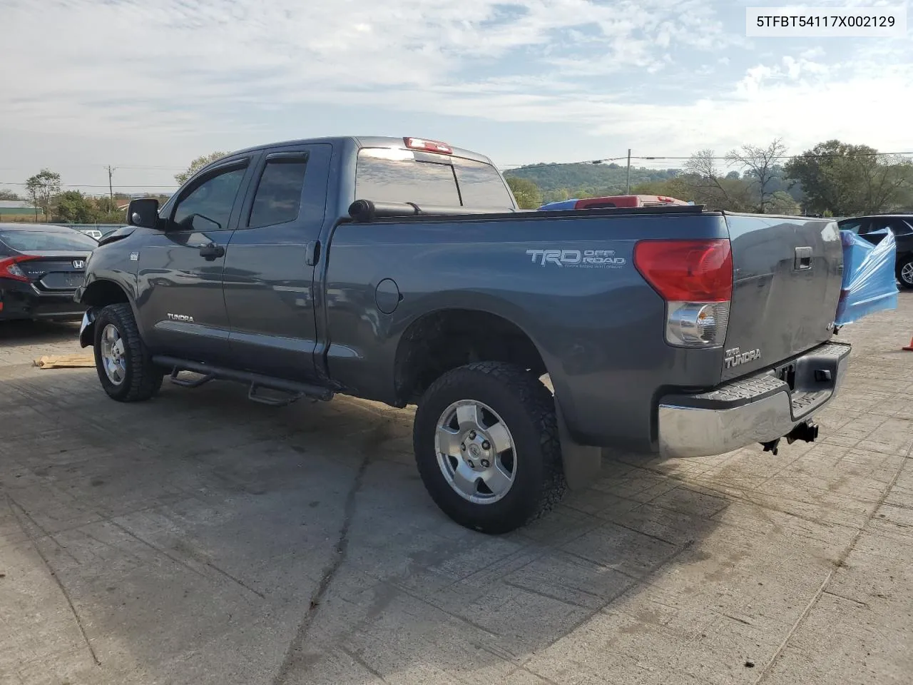 2007 Toyota Tundra Double Cab Sr5 VIN: 5TFBT54117X002129 Lot: 72735674