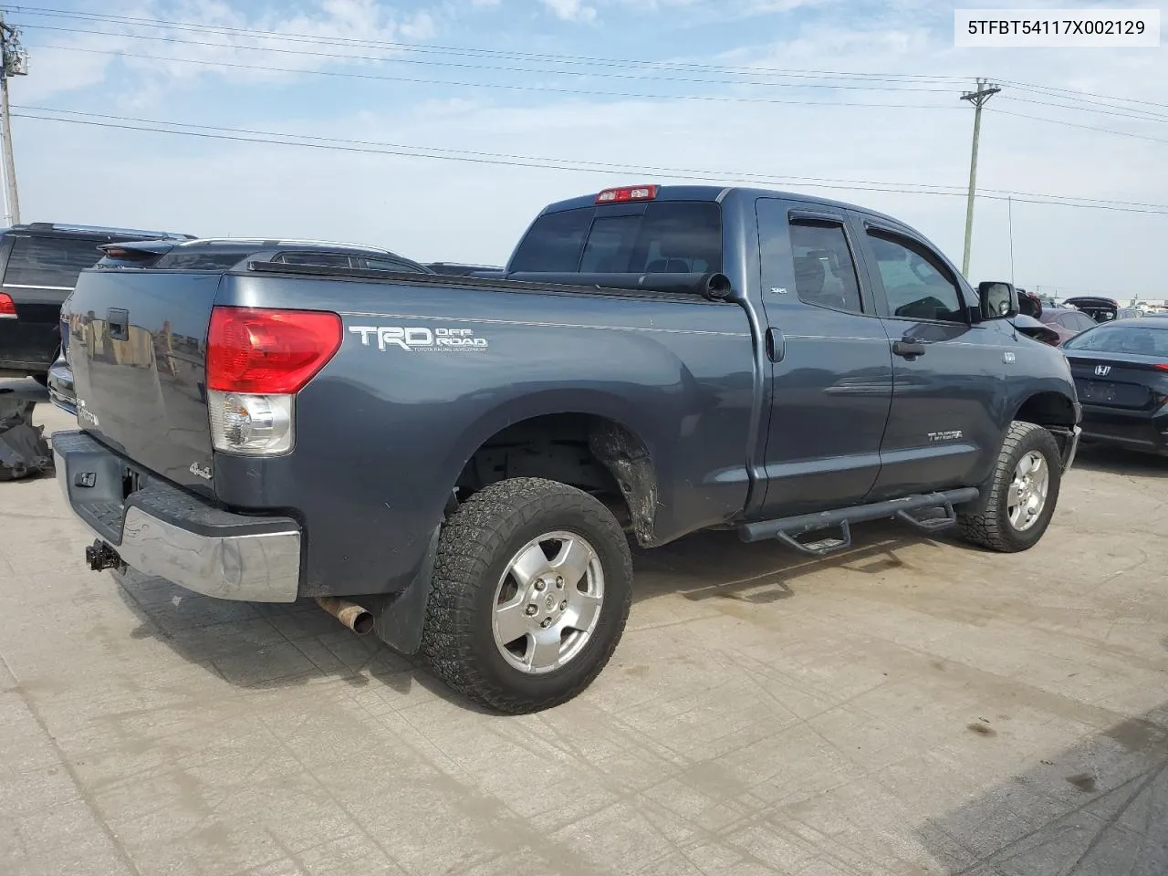 2007 Toyota Tundra Double Cab Sr5 VIN: 5TFBT54117X002129 Lot: 72735674