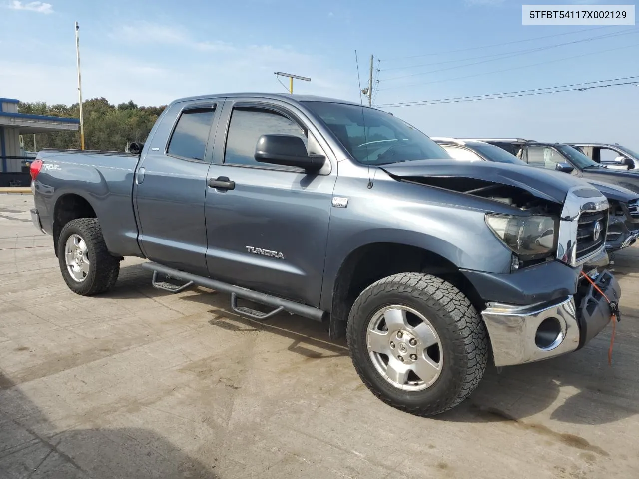 2007 Toyota Tundra Double Cab Sr5 VIN: 5TFBT54117X002129 Lot: 72735674