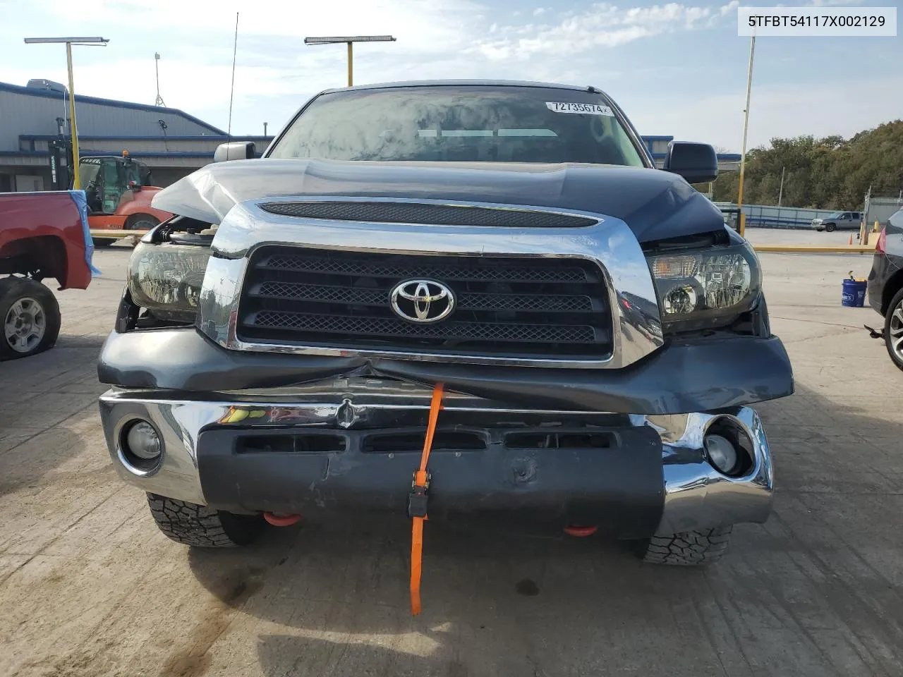 2007 Toyota Tundra Double Cab Sr5 VIN: 5TFBT54117X002129 Lot: 72735674