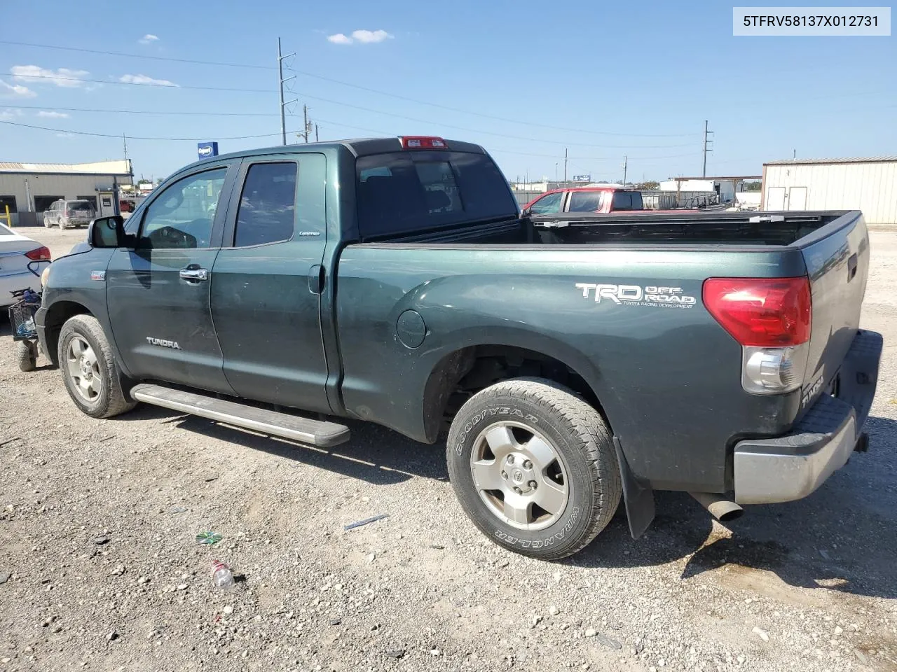 5TFRV58137X012731 2007 Toyota Tundra Double Cab Limited