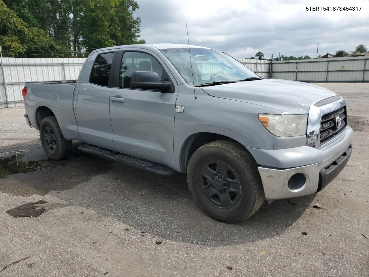 2007 Toyota Tundra Double Cab Sr5 VIN: 5TBRT54187S454317 Lot: 72950824