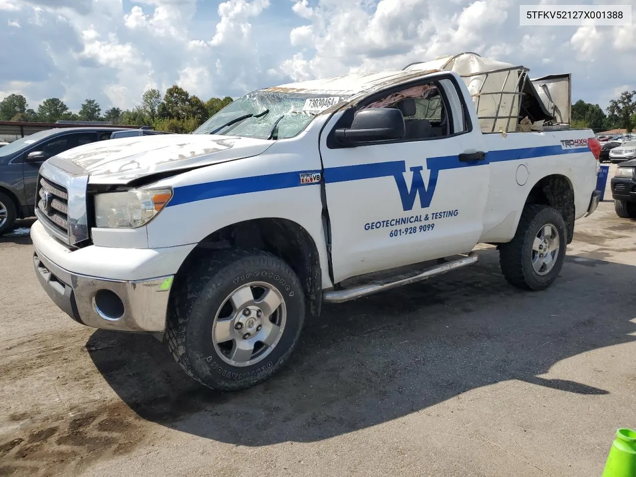 2007 Toyota Tundra VIN: 5TFKV52127X001388 Lot: 73030464