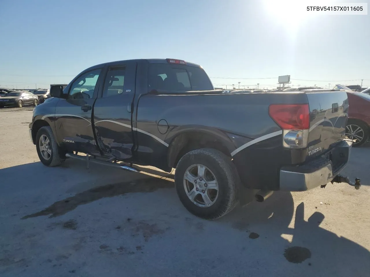 2007 Toyota Tundra Double Cab Sr5 VIN: 5TFBV54157X011605 Lot: 73039994