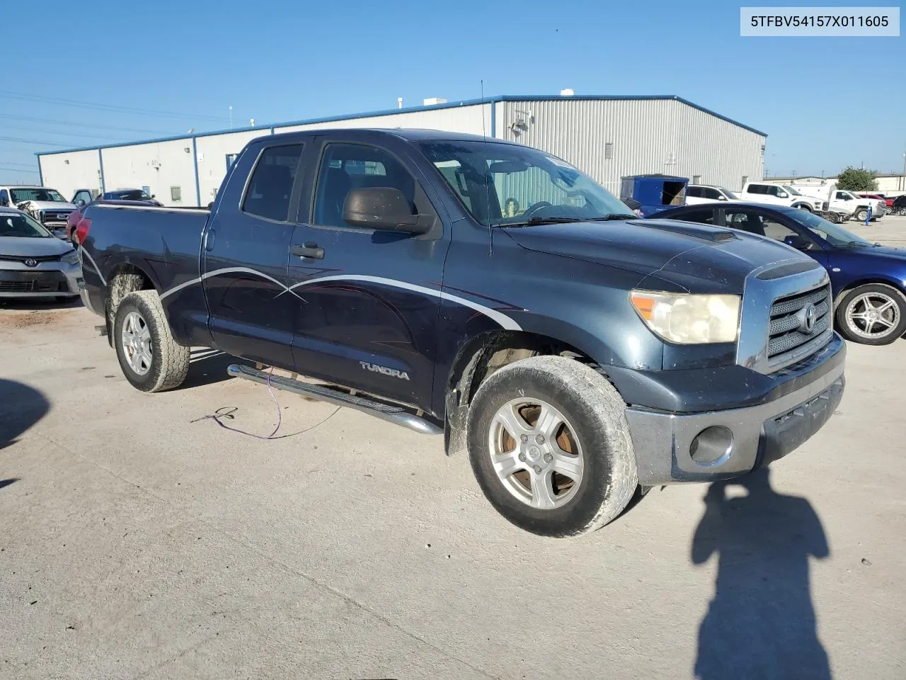 2007 Toyota Tundra Double Cab Sr5 VIN: 5TFBV54157X011605 Lot: 73039994