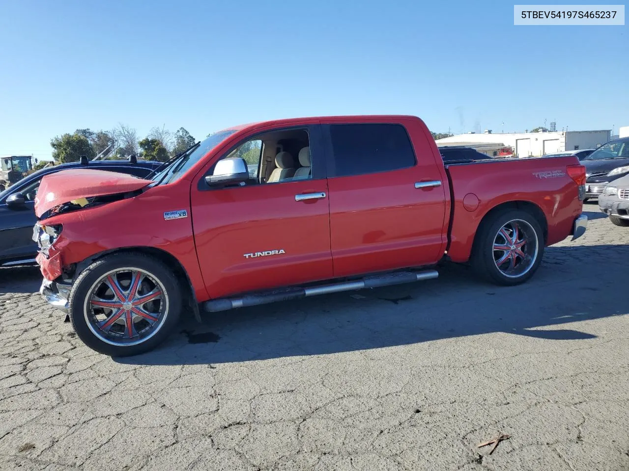 2007 Toyota Tundra Crewmax Sr5 VIN: 5TBEV54197S465237 Lot: 73528704