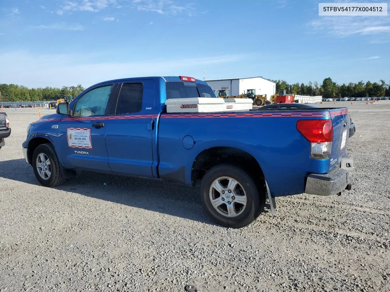 5TFBV54177X004512 2007 Toyota Tundra Double Cab Sr5