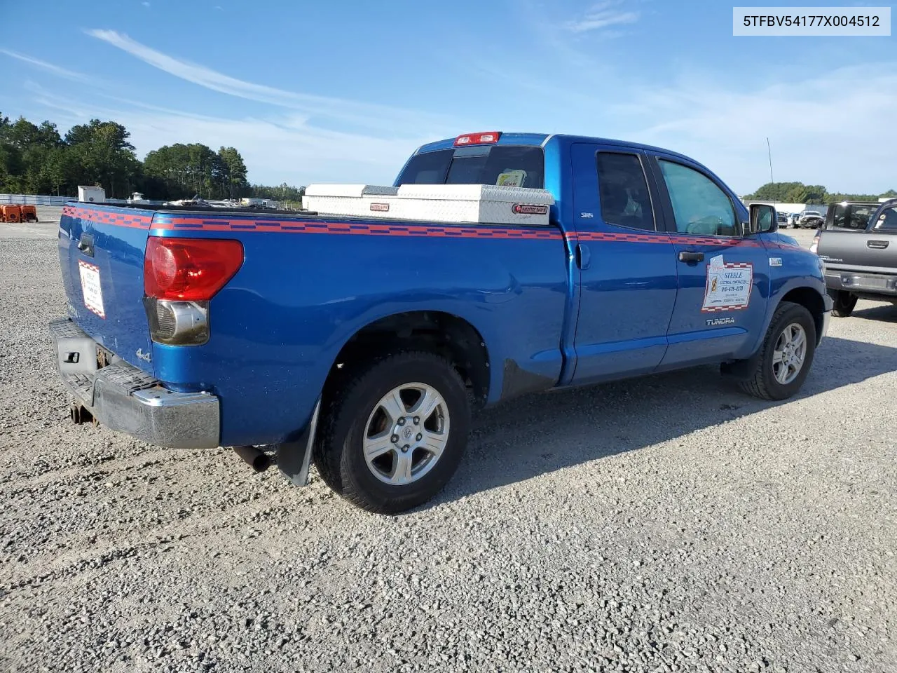 5TFBV54177X004512 2007 Toyota Tundra Double Cab Sr5