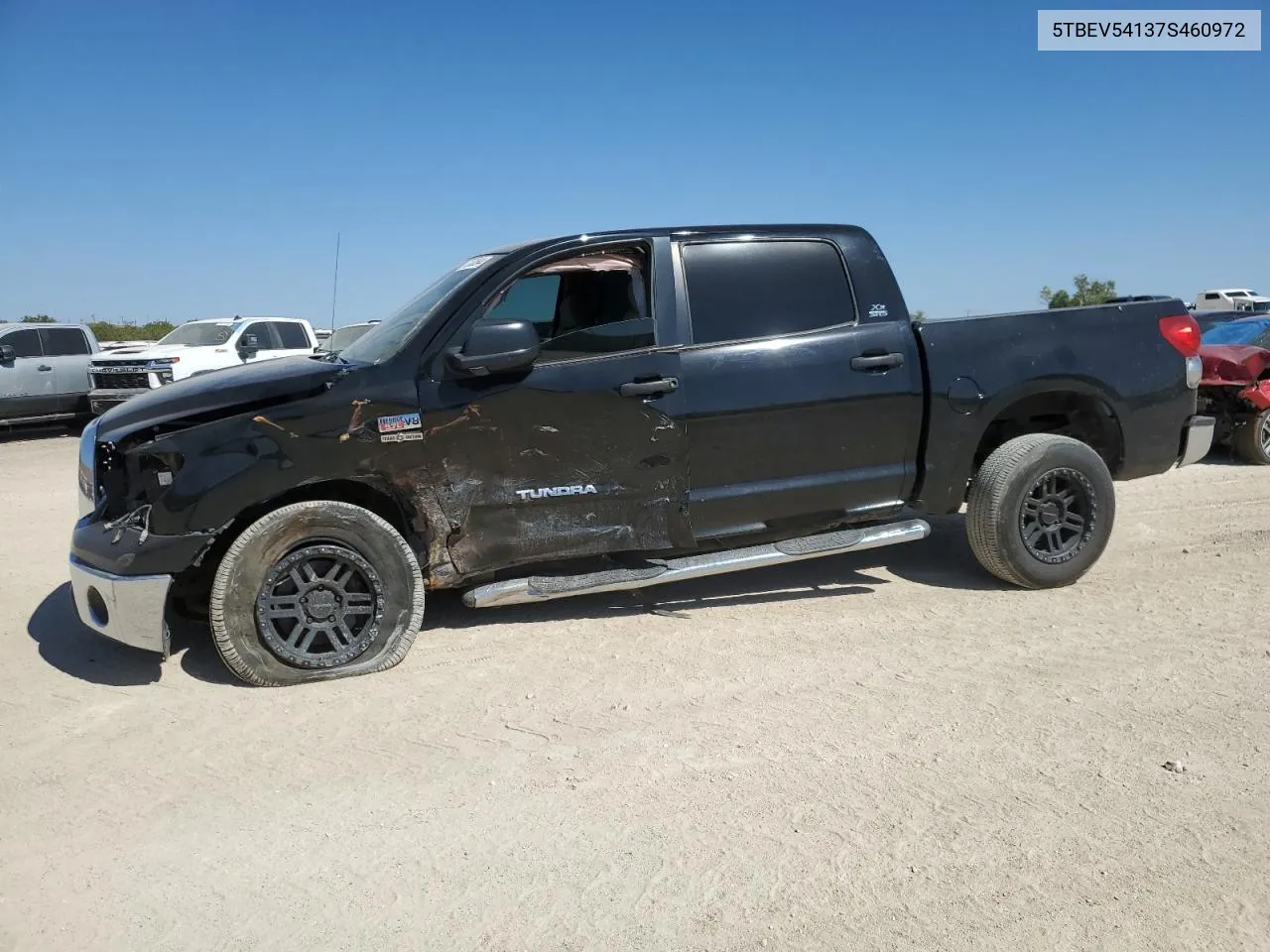 2007 Toyota Tundra Crewmax Sr5 VIN: 5TBEV54137S460972 Lot: 73753544