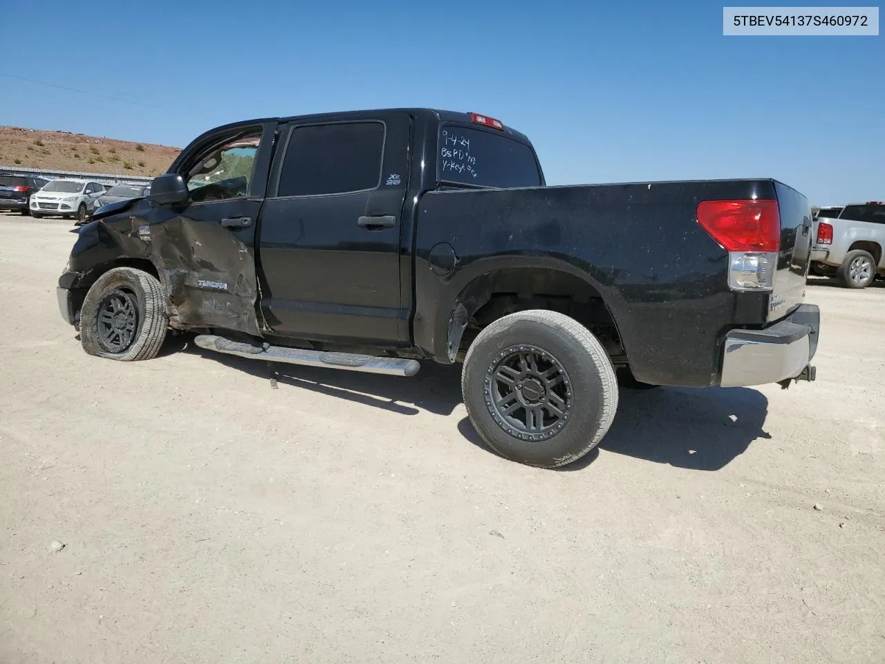 2007 Toyota Tundra Crewmax Sr5 VIN: 5TBEV54137S460972 Lot: 73753544